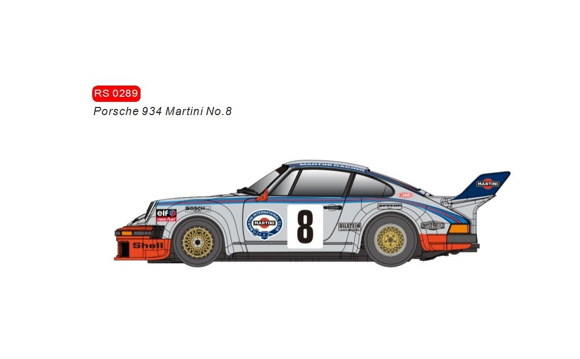 RS0289 Porsche 934 Martini No.8